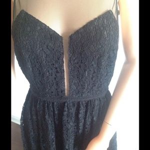 Kimchi Blue lace mesh party dress LBD